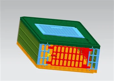 Plastmasas dzīvu mājputnu transportēšanas būris